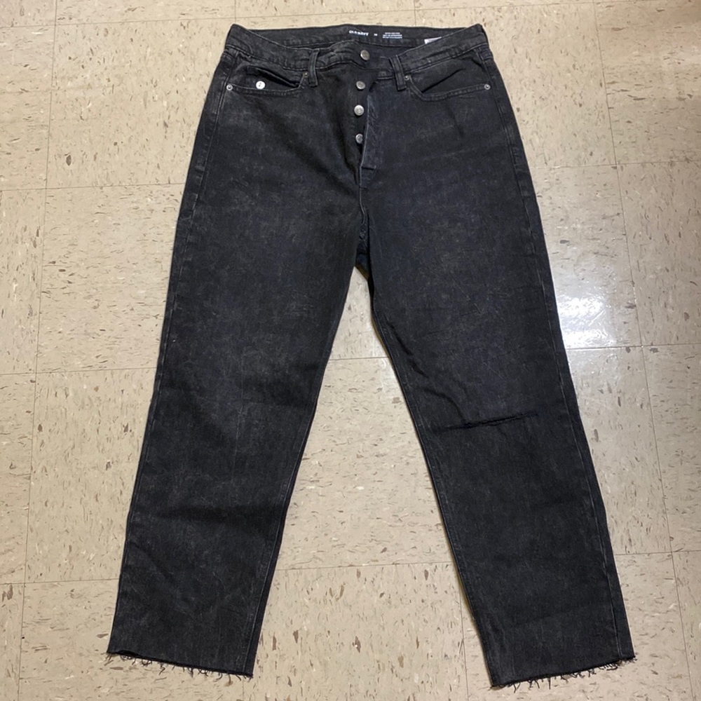 High Waisted, Straight Leg Jeans